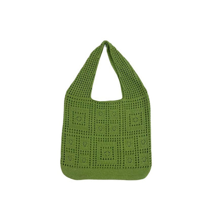 Knitted Elegance Shoulder Bag