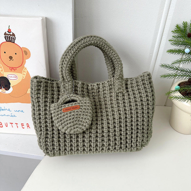 Cozy Knit Handmade Bag