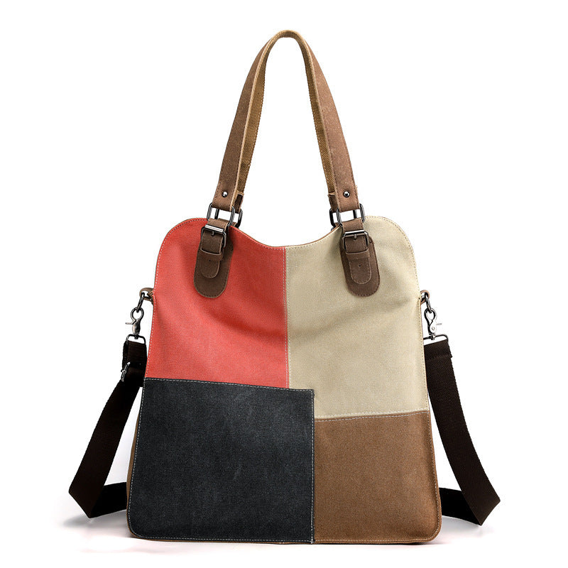 Patch Canvas Tote Bag