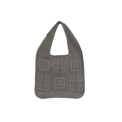 Knitted Elegance Shoulder Bag