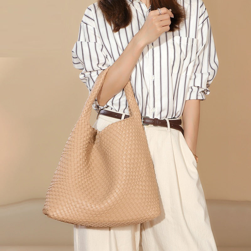 Chic Weave Maxi Bag