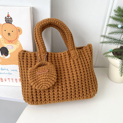 Cozy Knit Handmade Bag