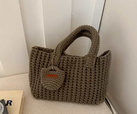 Cozy Knit Handmade Bag