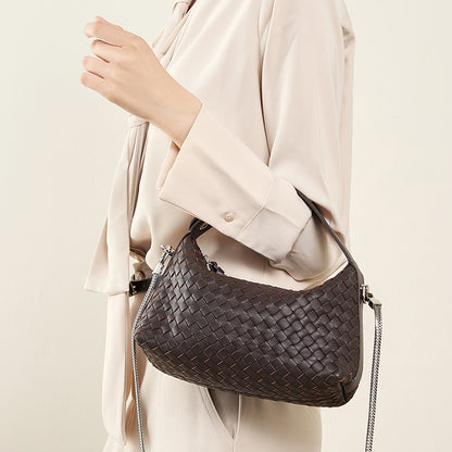 Leather Weave Bag