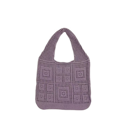 Knitted Elegance Shoulder Bag