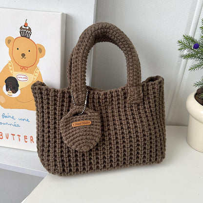 Cozy Knit Handmade Bag