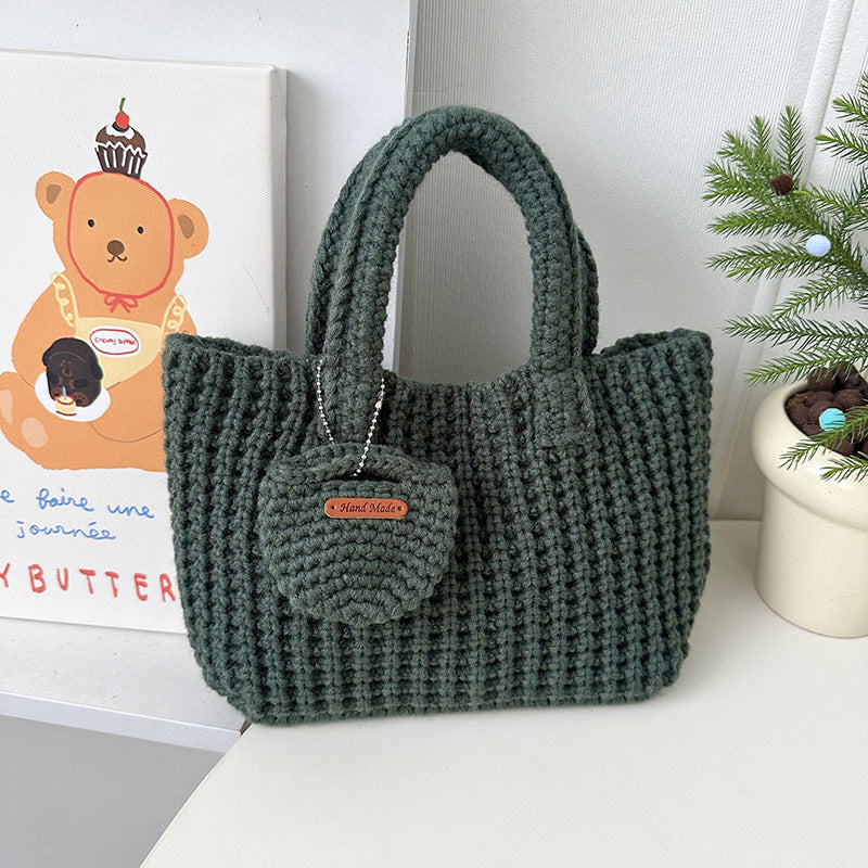 Cozy Knit Handmade Bag