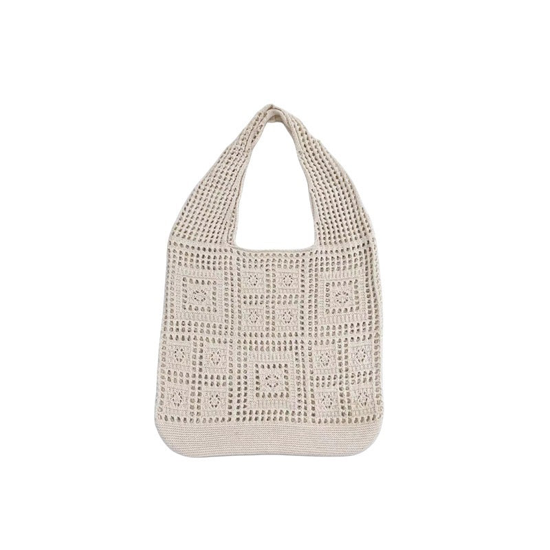 Knitted Elegance Shoulder Bag