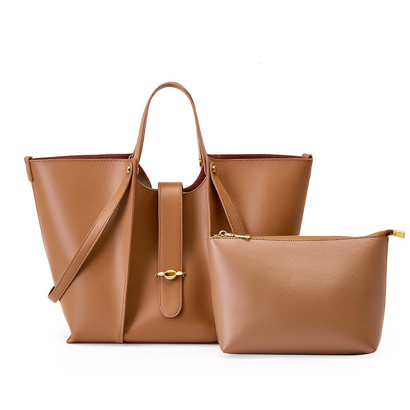 Luxe Cowhide Tote Bag