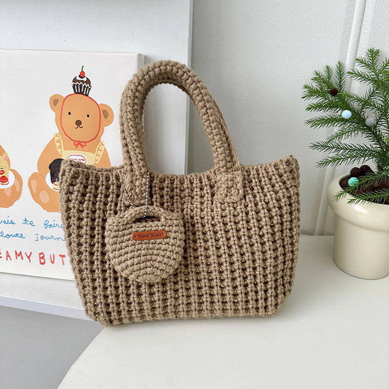 Cozy Knit Handmade Bag