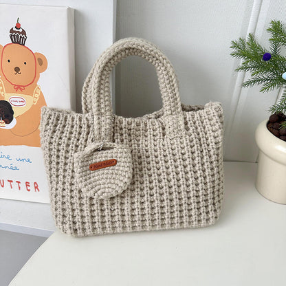 Cozy Knit Handmade Bag