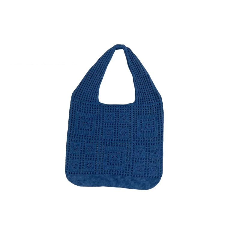 Knitted Elegance Shoulder Bag