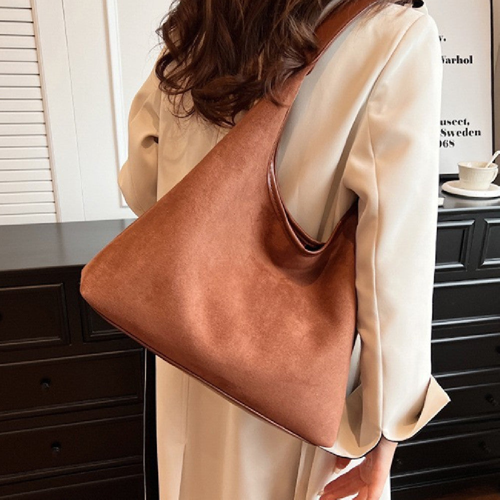 Velvet Touch Suede Bag