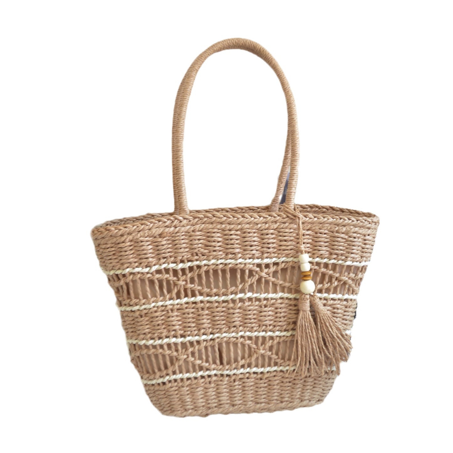 Artisan Weave Straw Tote