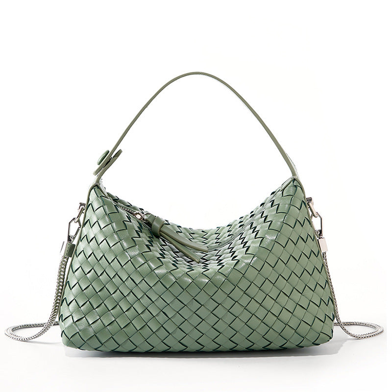 Leather Weave Bag